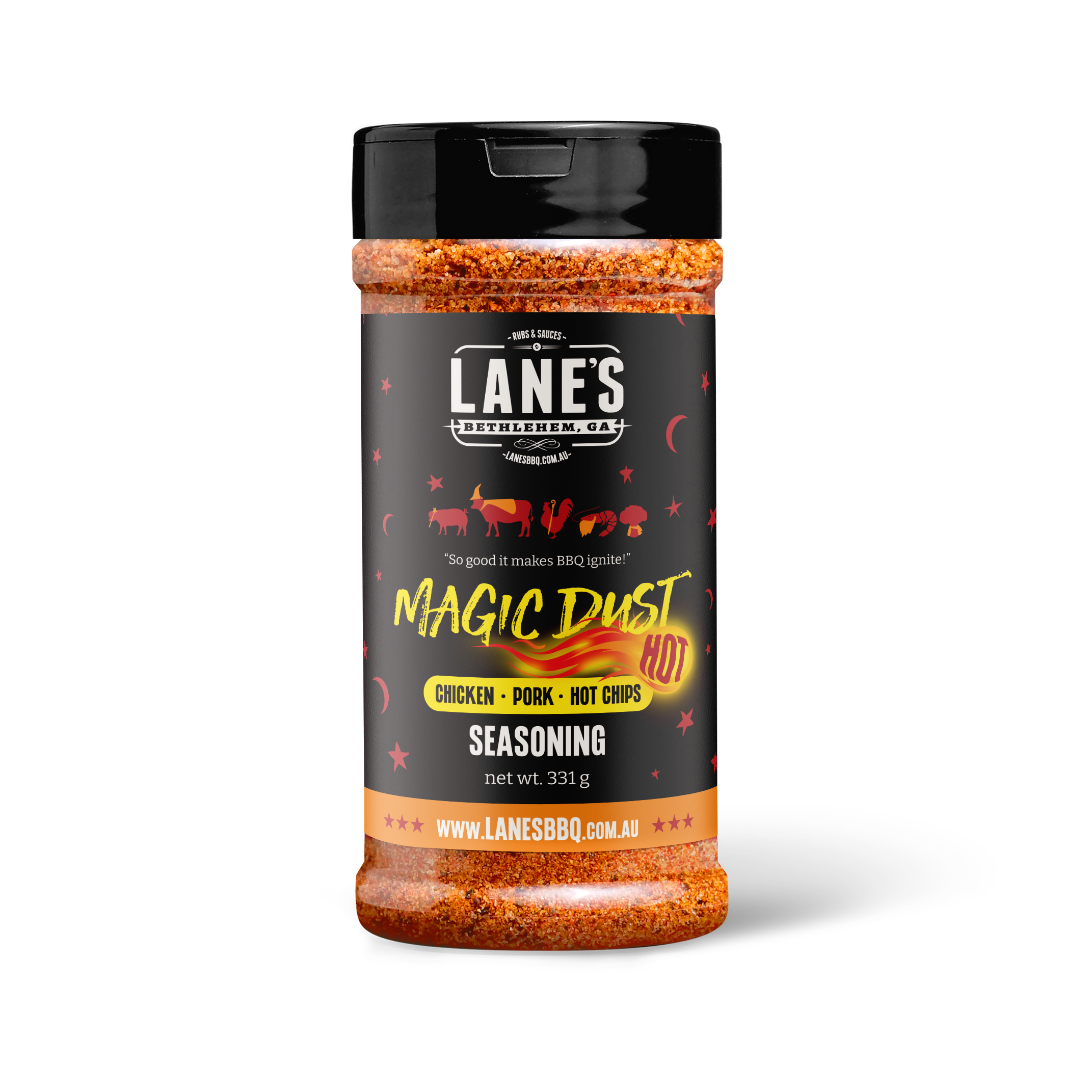 Lane's BBQ Magic Dust Hot – Pitmaster