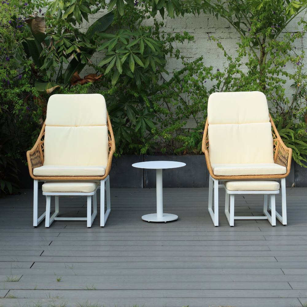 Noosa 5-Piece Chat Setting - White image 2