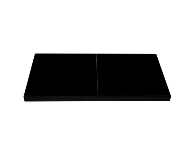 Maxiheat In Built Hearth 1220x600mm Gloss Black image 0