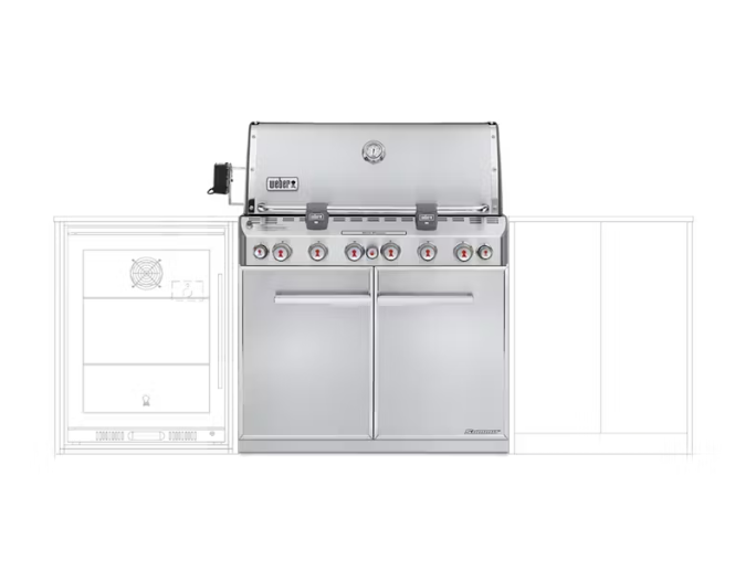 Weber Summit S-660 Built-in Gas BBQ – Stainless Steel (Natural Gas) image 0