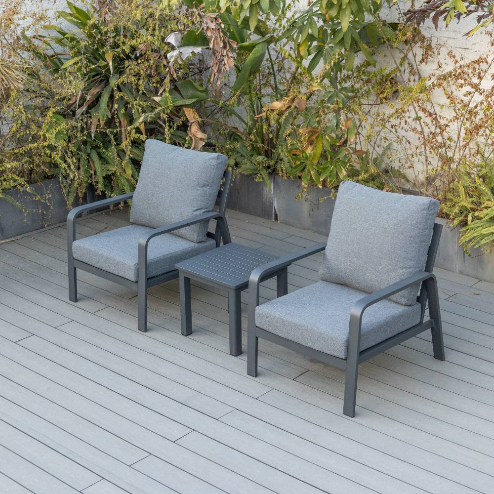 Bondi 3 Piece Lounge - Gunmetal image 2