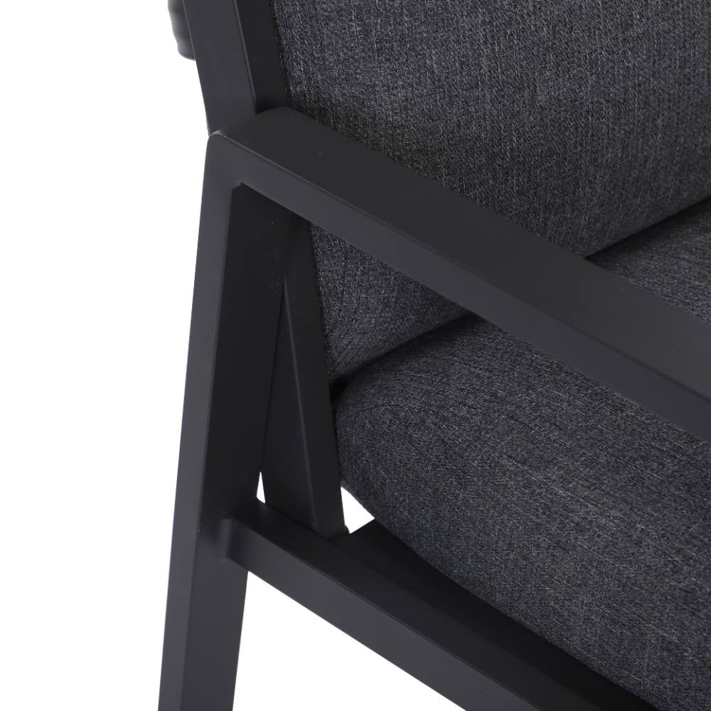 Bondi High Back Dining Chair - Gunmetal image 3
