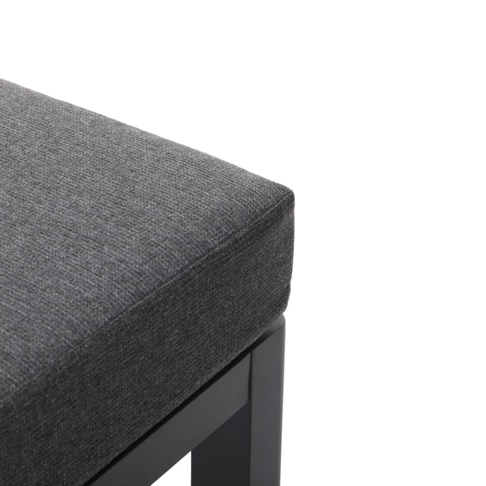 Bondi Sun Lounge with Cushion - Gunmetal image 15