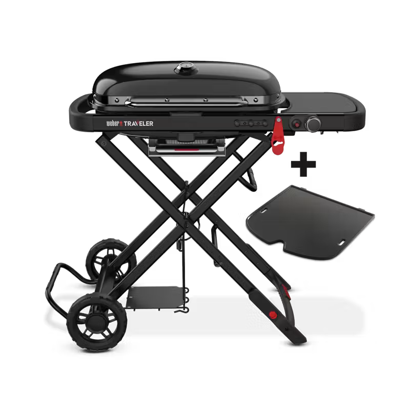 Weber Traveler Portable Gas Barbecue Stealth Edition LPG
