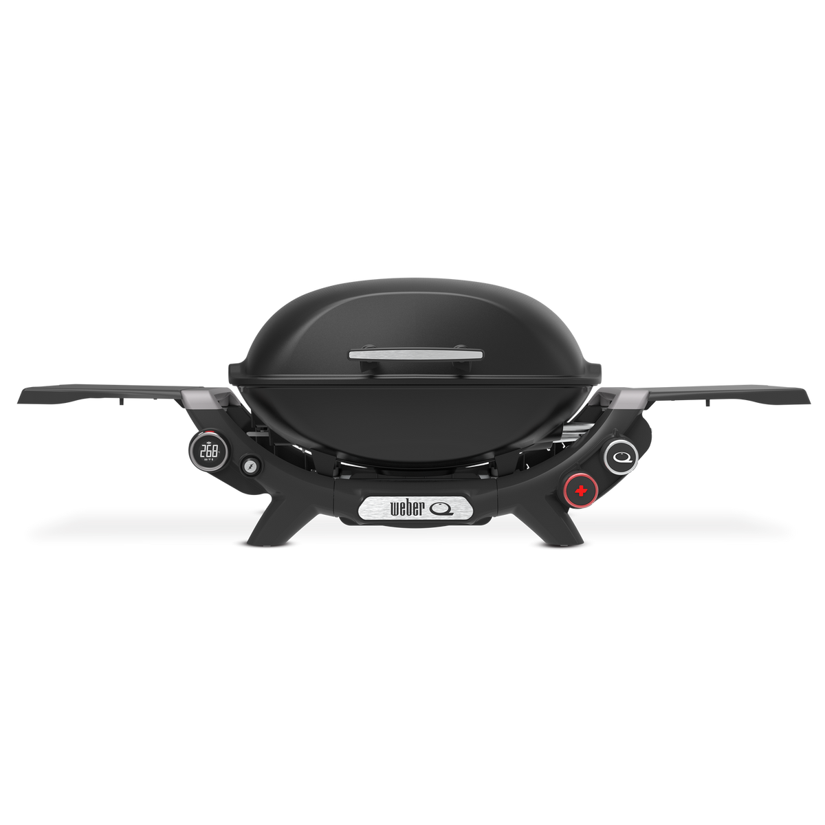 Weber Q+ Smart QX2800N+ LPG gas barbecue in Midnight Black