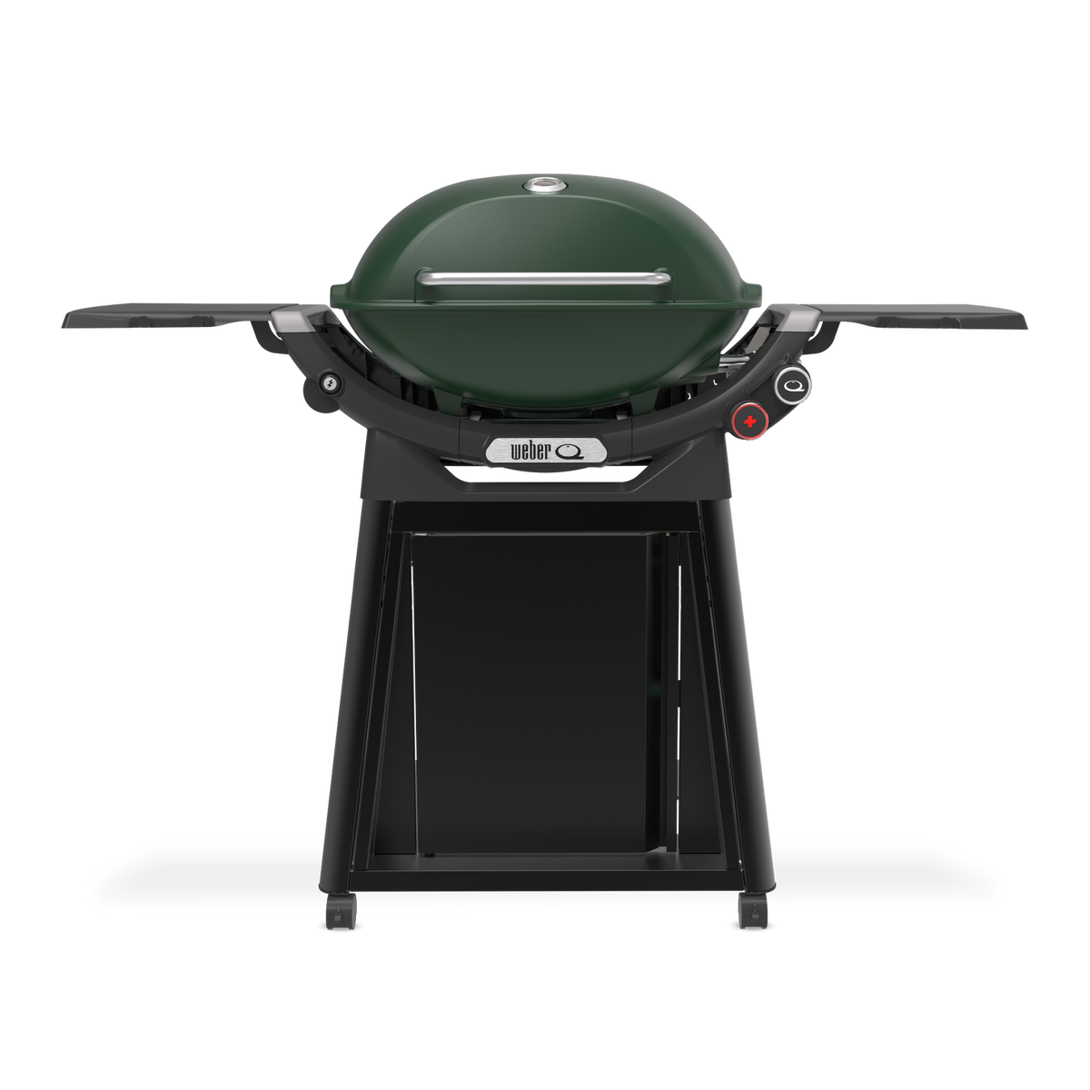 Weber Family Q+ Premium Q3200N+ LPG gas barbecue in Bushland Green