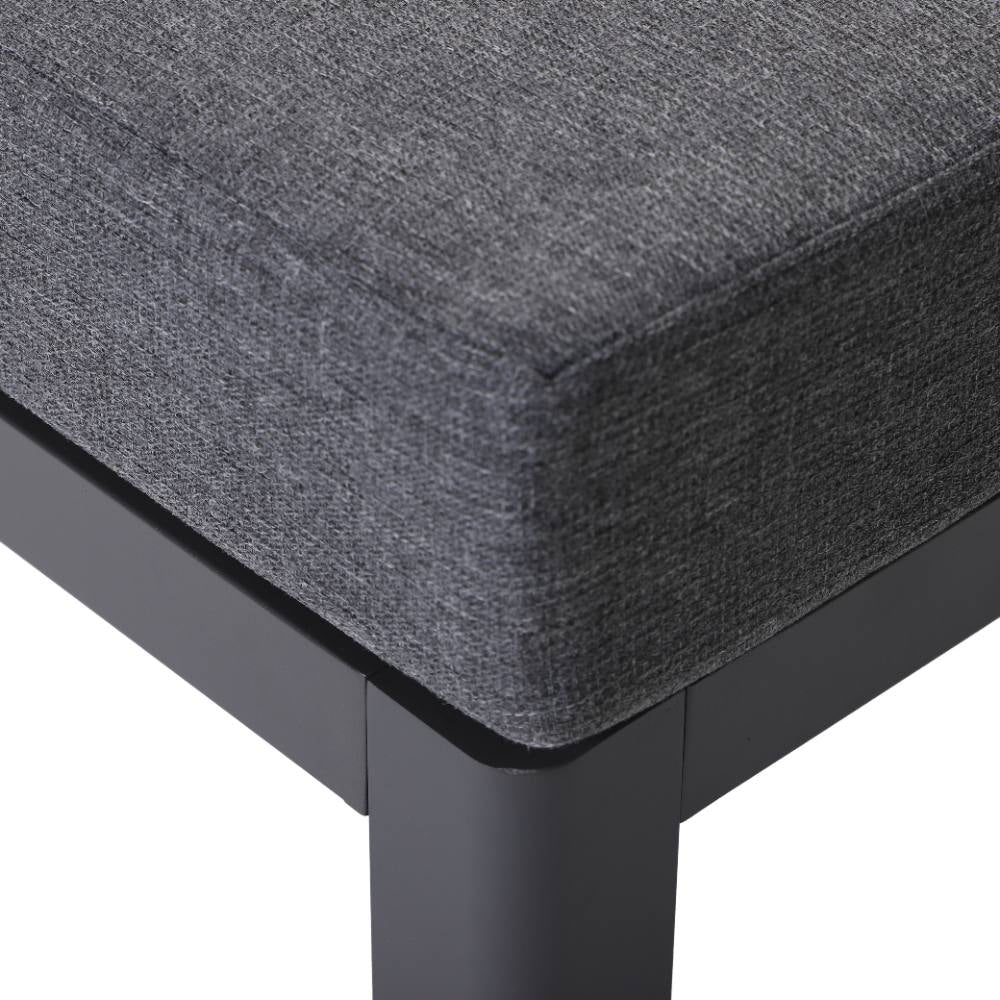 Bondi Sun Lounge with Cushion - Gunmetal image 14