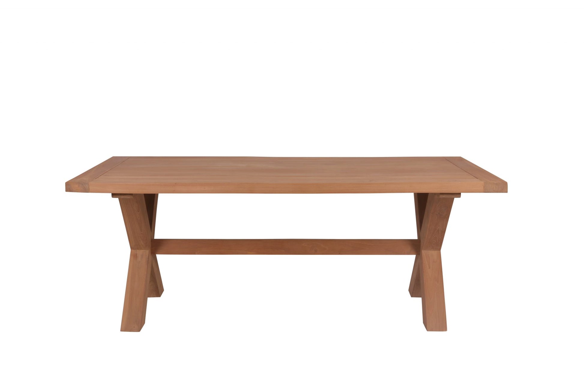 Alexander Teak Timber Dining Table 220 x 100 image 1
