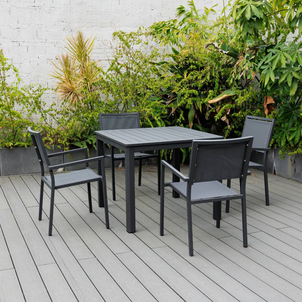 Noosa 5 Piece Dining - Gunmetal image 3