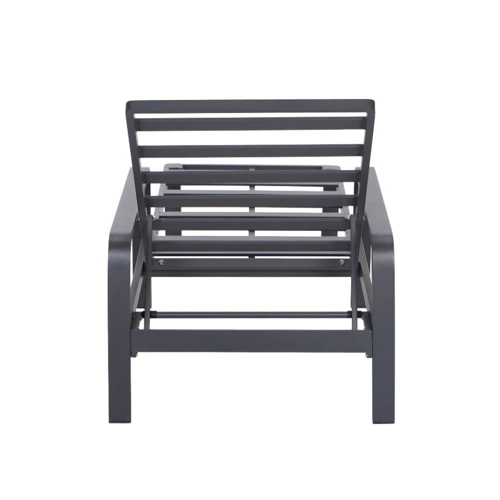 Bondi Sun Lounge with Cushion - Gunmetal image 25