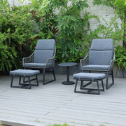 Noosa 5-Piece Chat Setting - Gunmetal image 0