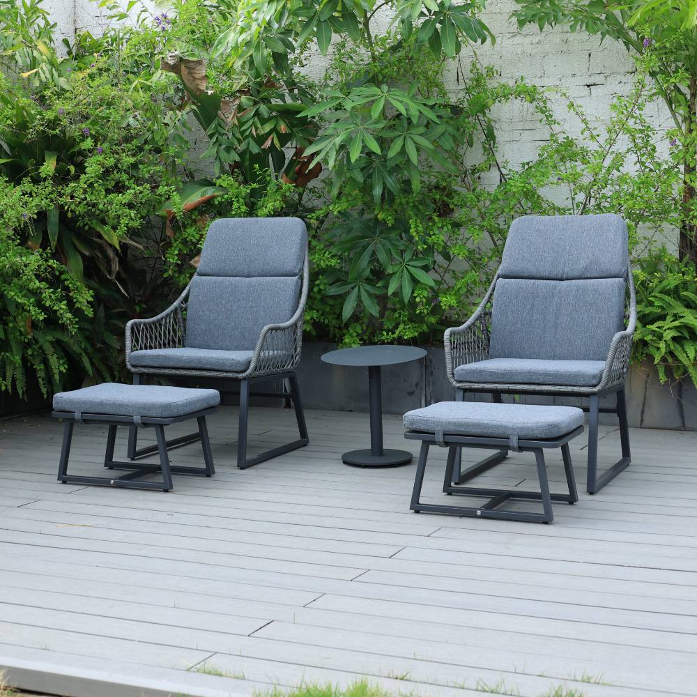 Noosa 5-Piece Chat Setting - Gunmetal image 0