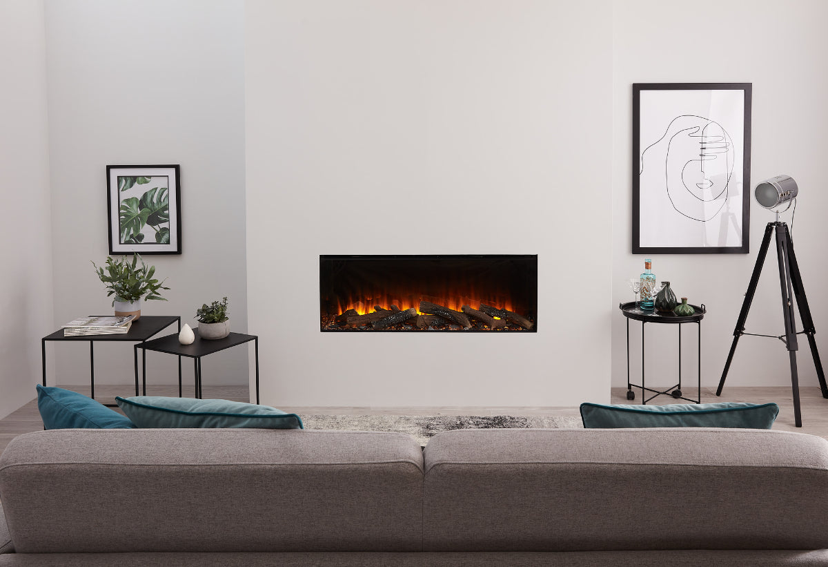 New Forest 1200 Electric Fire with Real Logs image 6