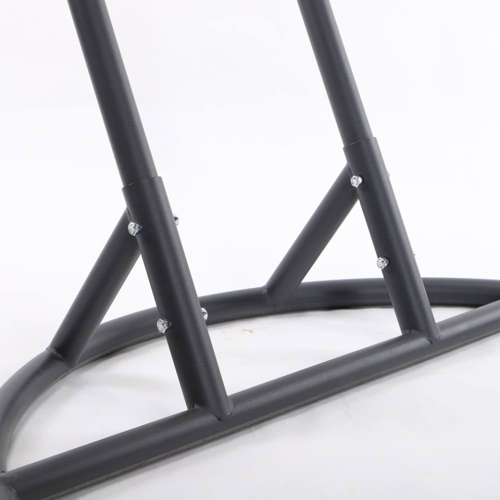 Dubai Double Swinging Chair - Charcoal Wicker image 4