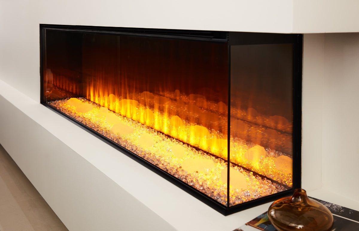 New Forest 1600 Electric Fire with Deluxe Real Logs image 5