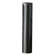 6" Stainless Steel Wood heater Flue Length image 0