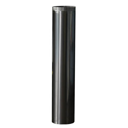 6" Stainless Steel Wood heater Flue Length image 0