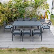 Bondi 9 Piece Dining - Gunmetal image 0