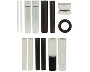 Black Painted 6" Default Flue Kit - Wood image 0