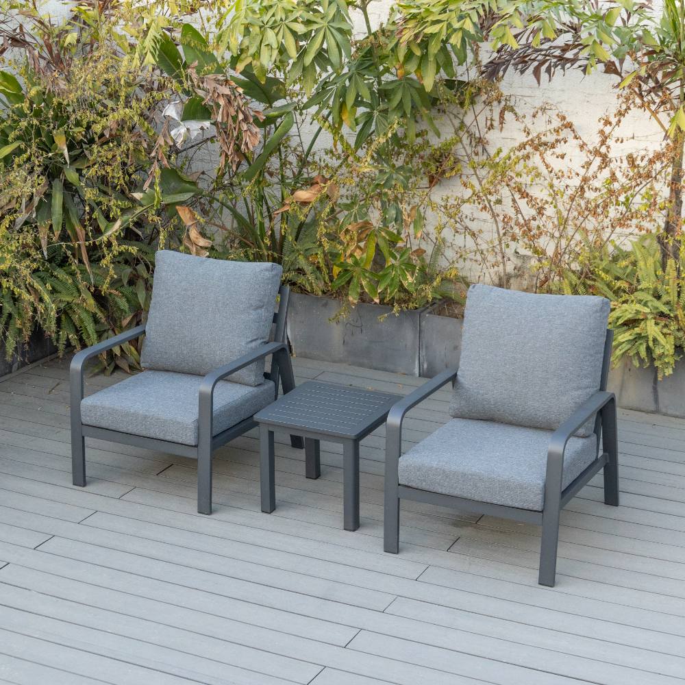 Bondi 3 Piece Lounge - Gunmetal image 4