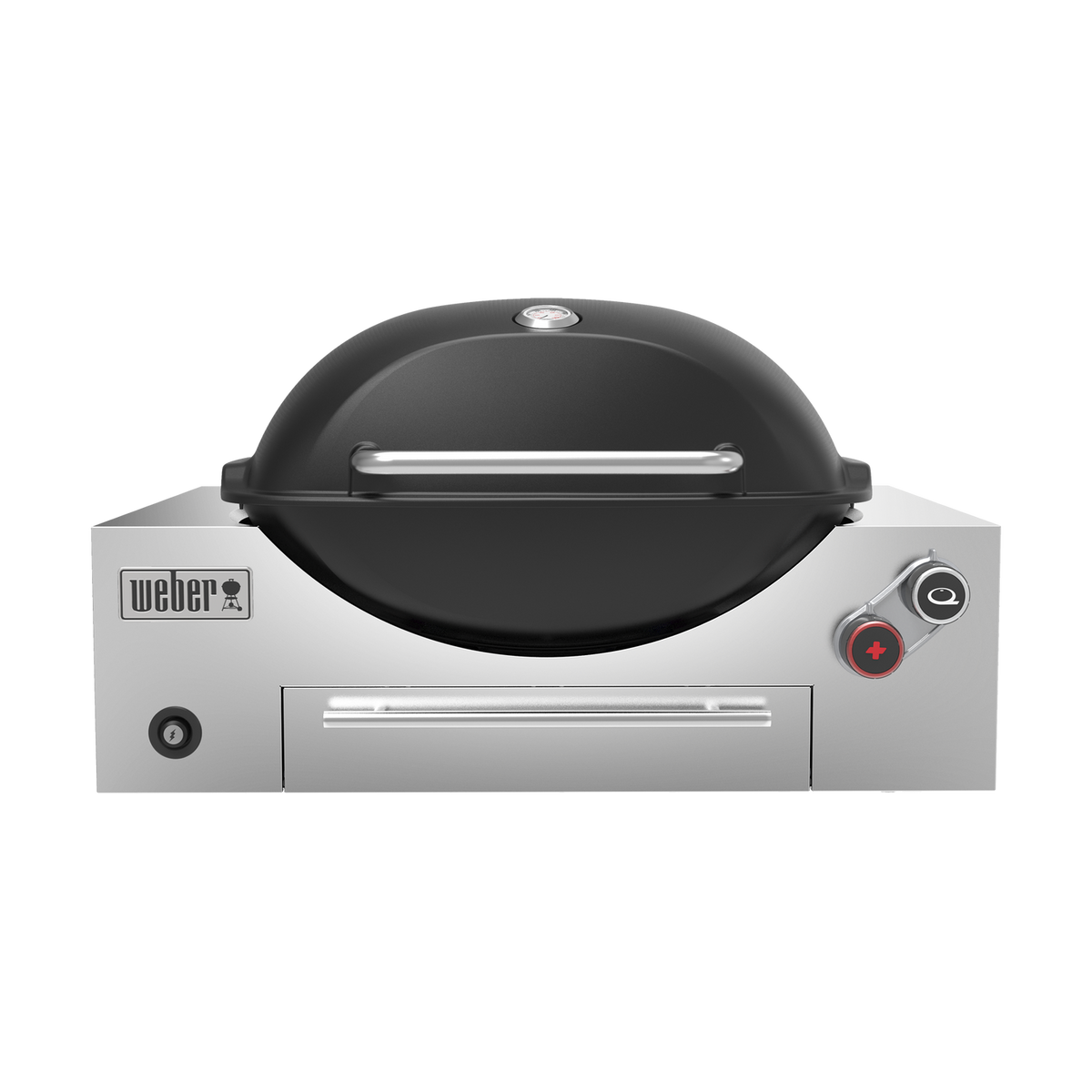 Weber Built-in Q+ Q3600N+ Midnight Black front view