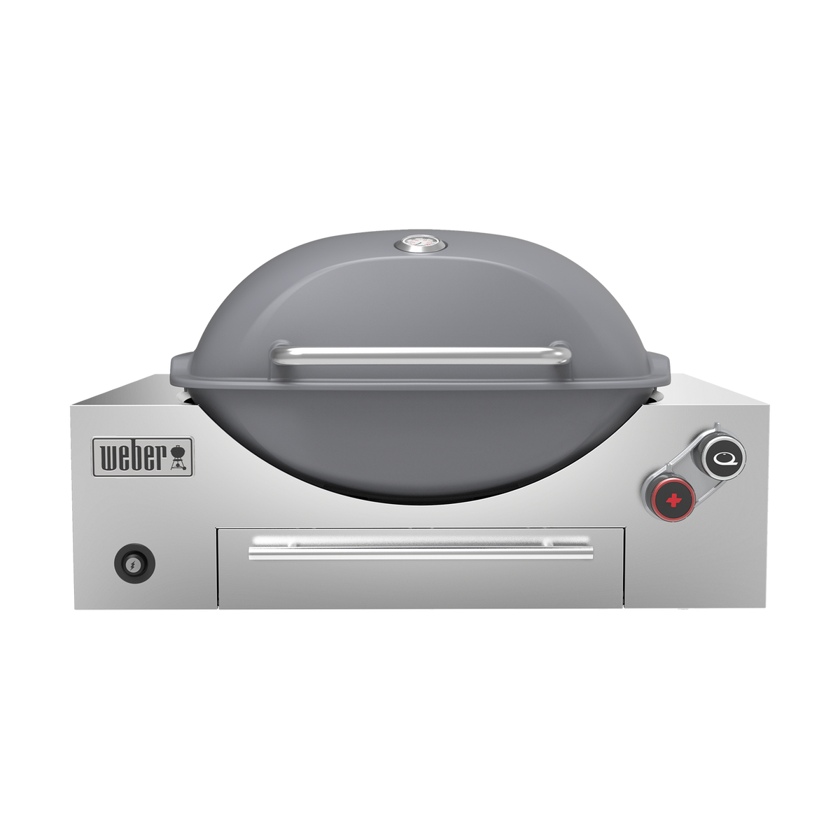 Weber Built-in Q+ Q3600N+ Smoke Grey front view