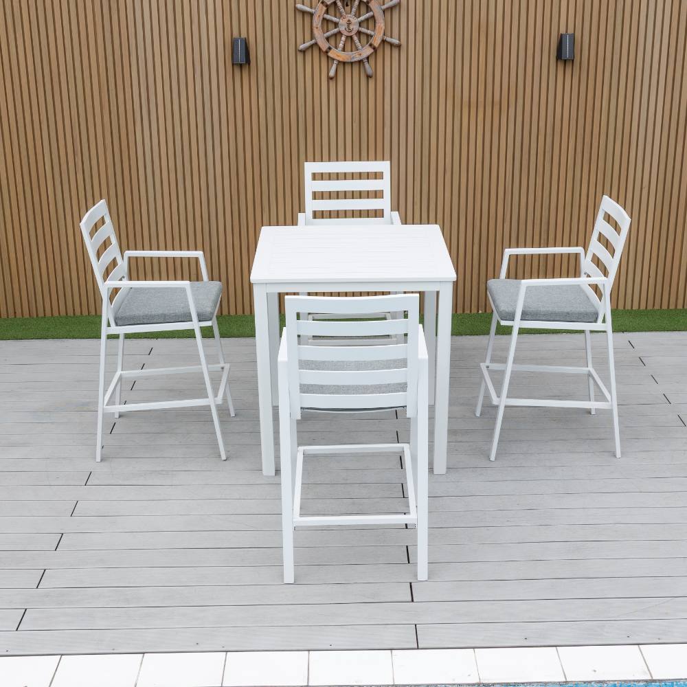 Bondi 5 Piece Square Bar - White image 2