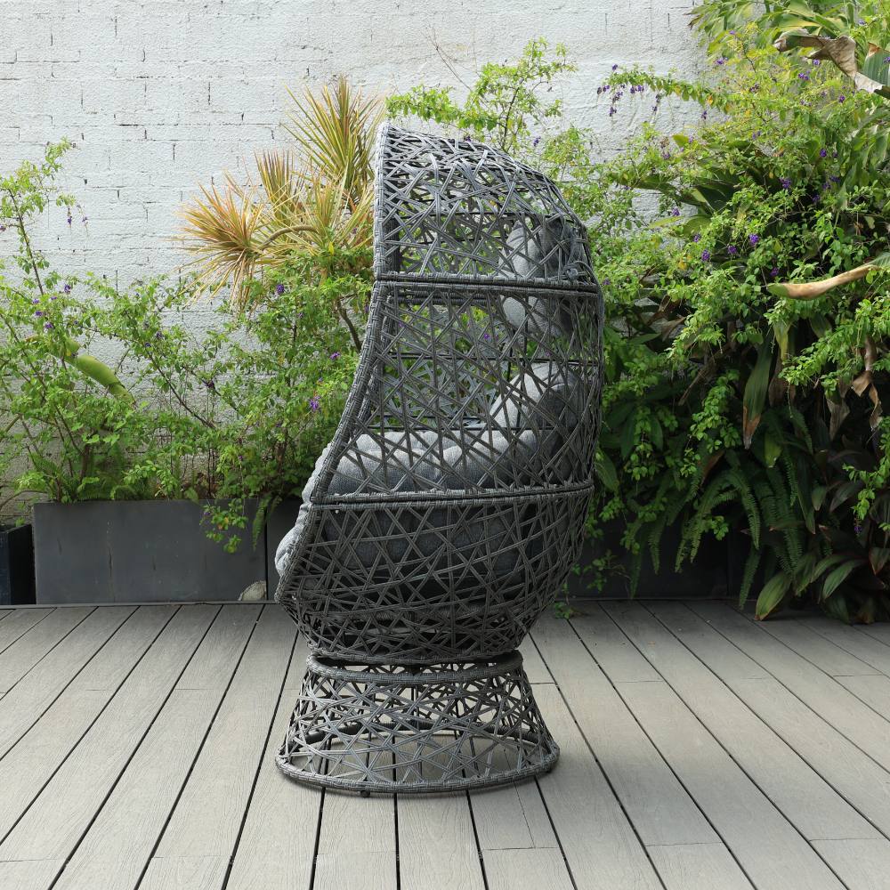 Noosa Swivel Egg Chair - Gunmetal image 1