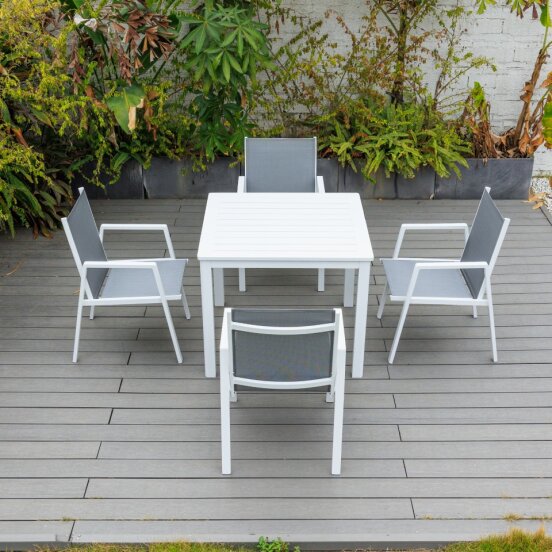 Bondi Sling 5-Piece Dining - White image 1