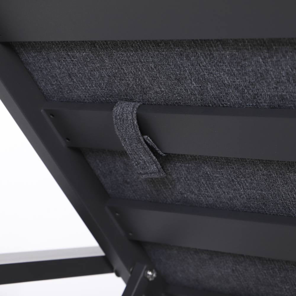 Bondi Sun Lounge with Cushion - Gunmetal image 22