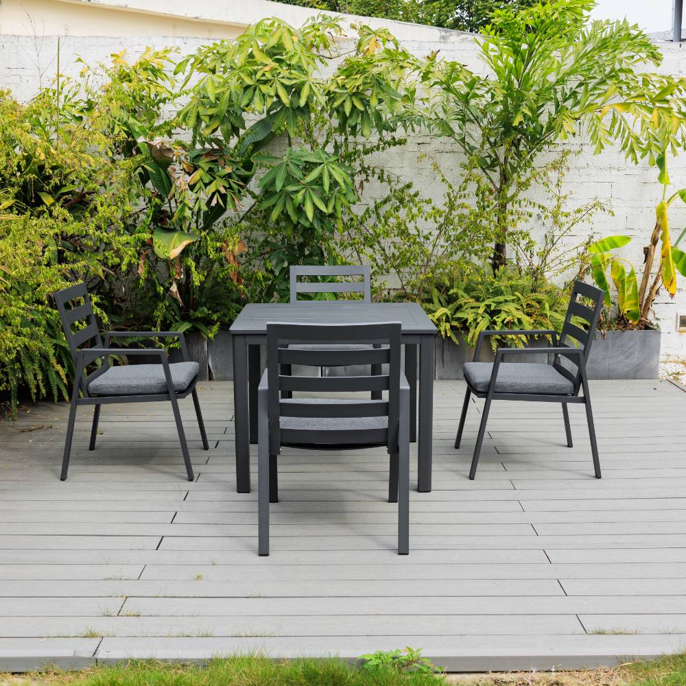 Bondi 5 Piece Dining - Gunmetal image 6