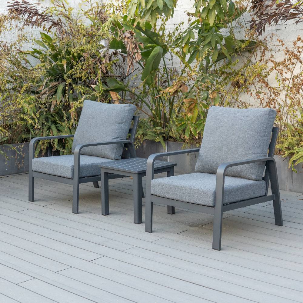 Bondi 3 Piece Lounge - Gunmetal image 12