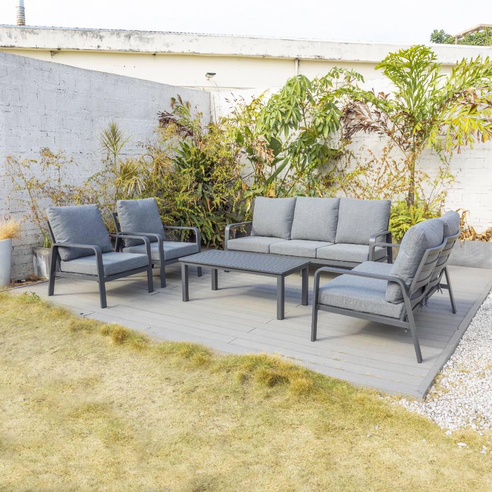 Bondi 5 Piece Lounge - Gunmetal image 10