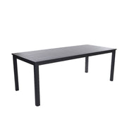 Bondi Dining Table 210cm by 93cm - Gunmetal image 0
