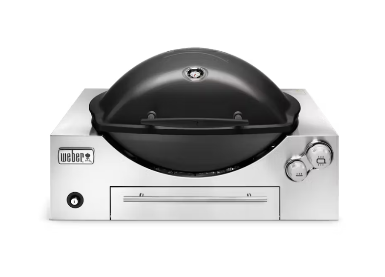 Weber Built-in Q Premium (Q3600 - Classic 2nd Gen) Gas BBQ Black (NG) image 0