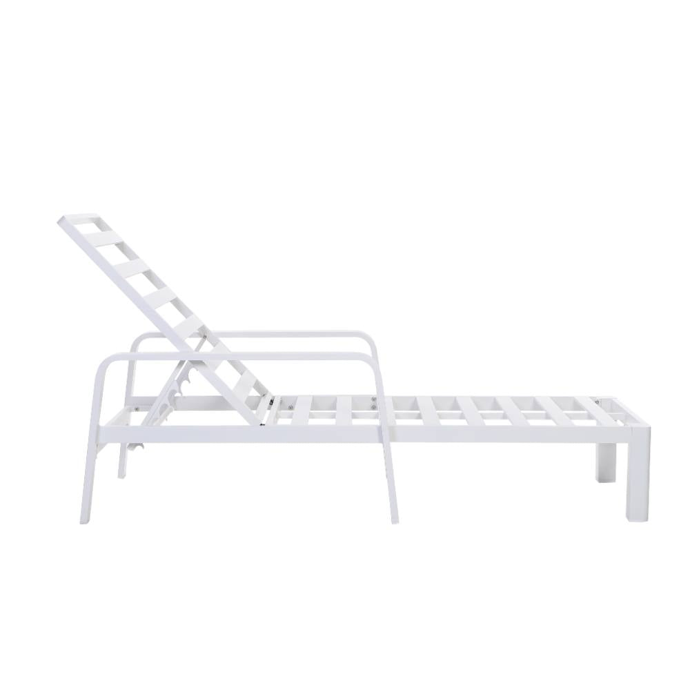 Bondi Sun Lounge with Cushion - White image 8