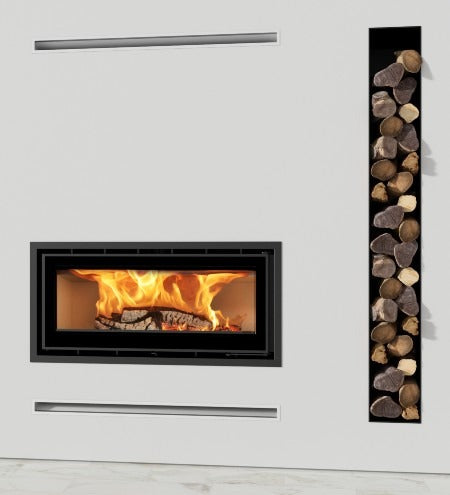 Linea 100 Insert Wood Fireplace image 0