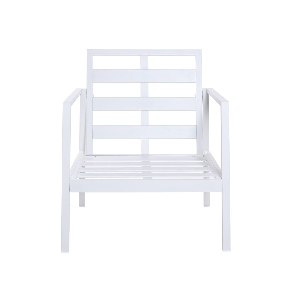 Noosa Triple 4 Piece Lounge Set - White - supplier product photo, view 3
