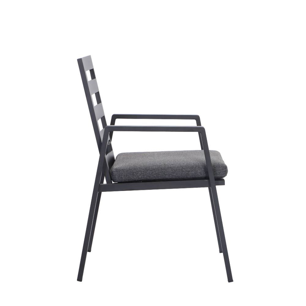 Bondi 7 Piece Dining (160/93) - Gunmetal image 7