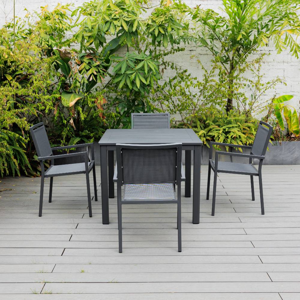 Noosa 5 Piece Dining - Gunmetal image 0