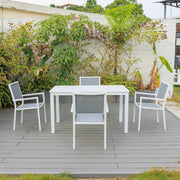 Noosa 5 Piece Dining (140/76) - White image 0