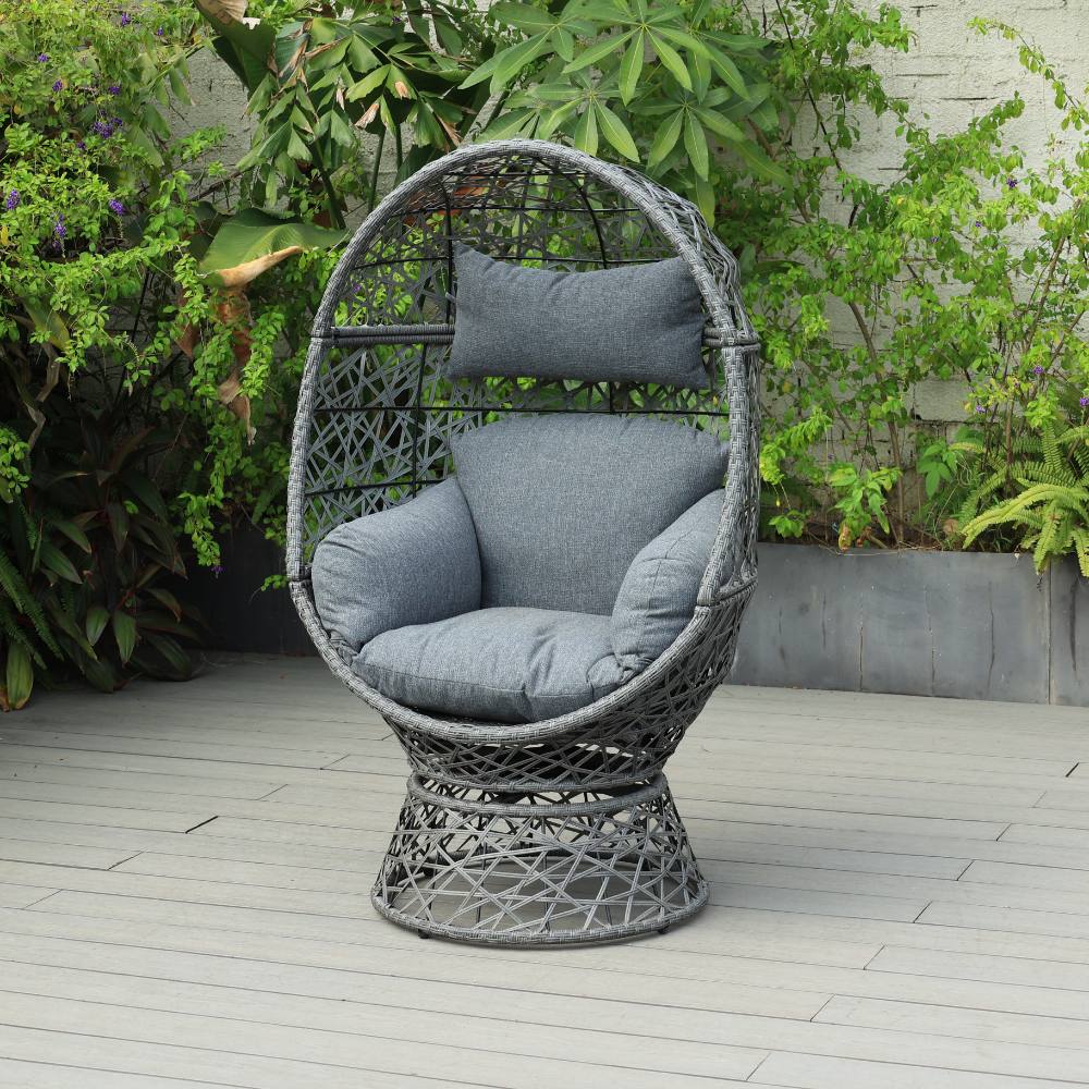 Noosa Swivel Egg Chair - Gunmetal image 0