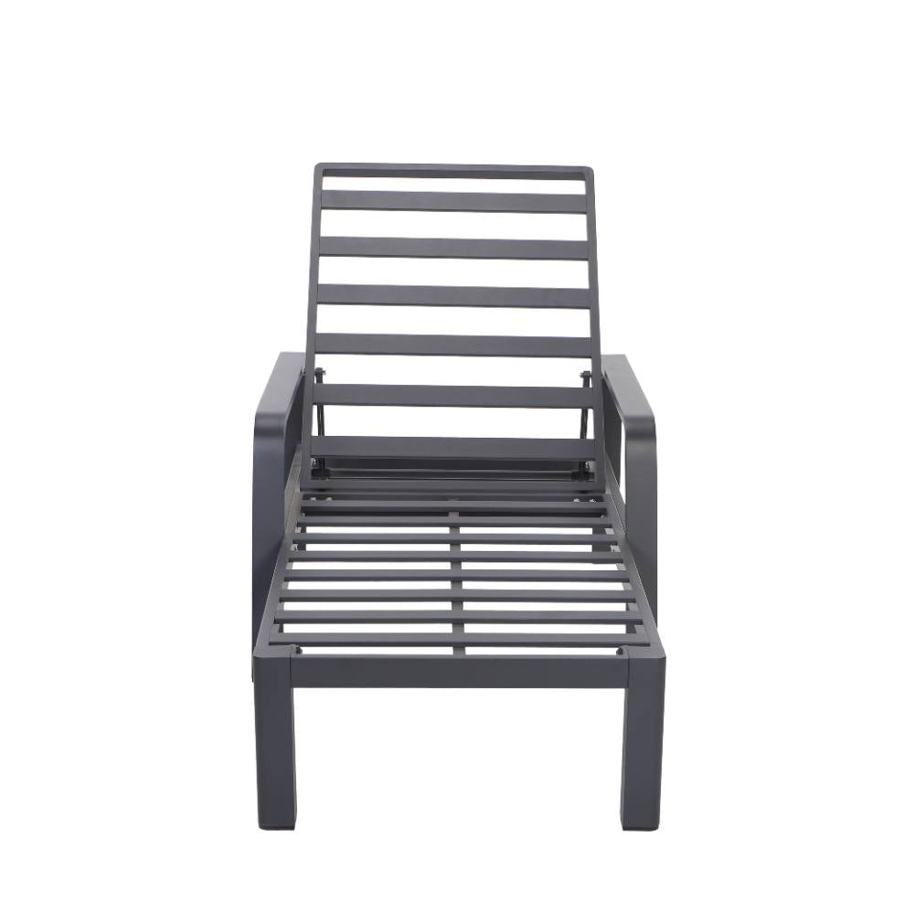 Bondi Sun Lounge with Cushion - Gunmetal image 3