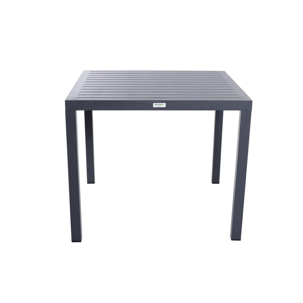 Noosa Dining Table 90 x 90cm (Table ONLY) - Gunmetal – detail