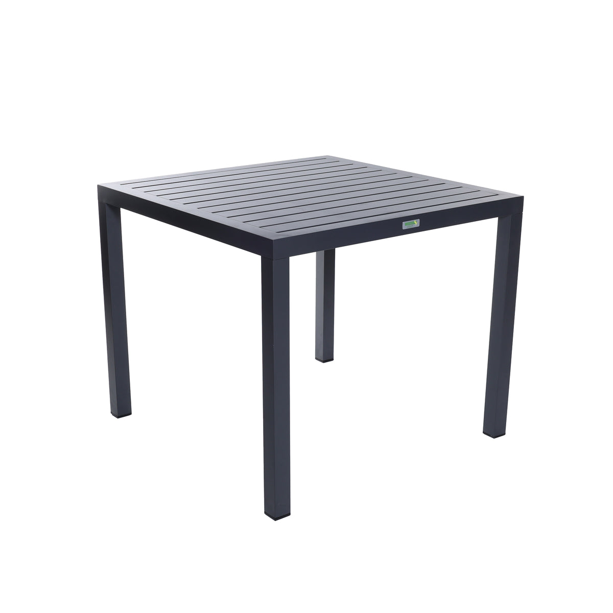 Noosa Dining Table 90 x 90cm (Table ONLY) - Gunmetal – hero