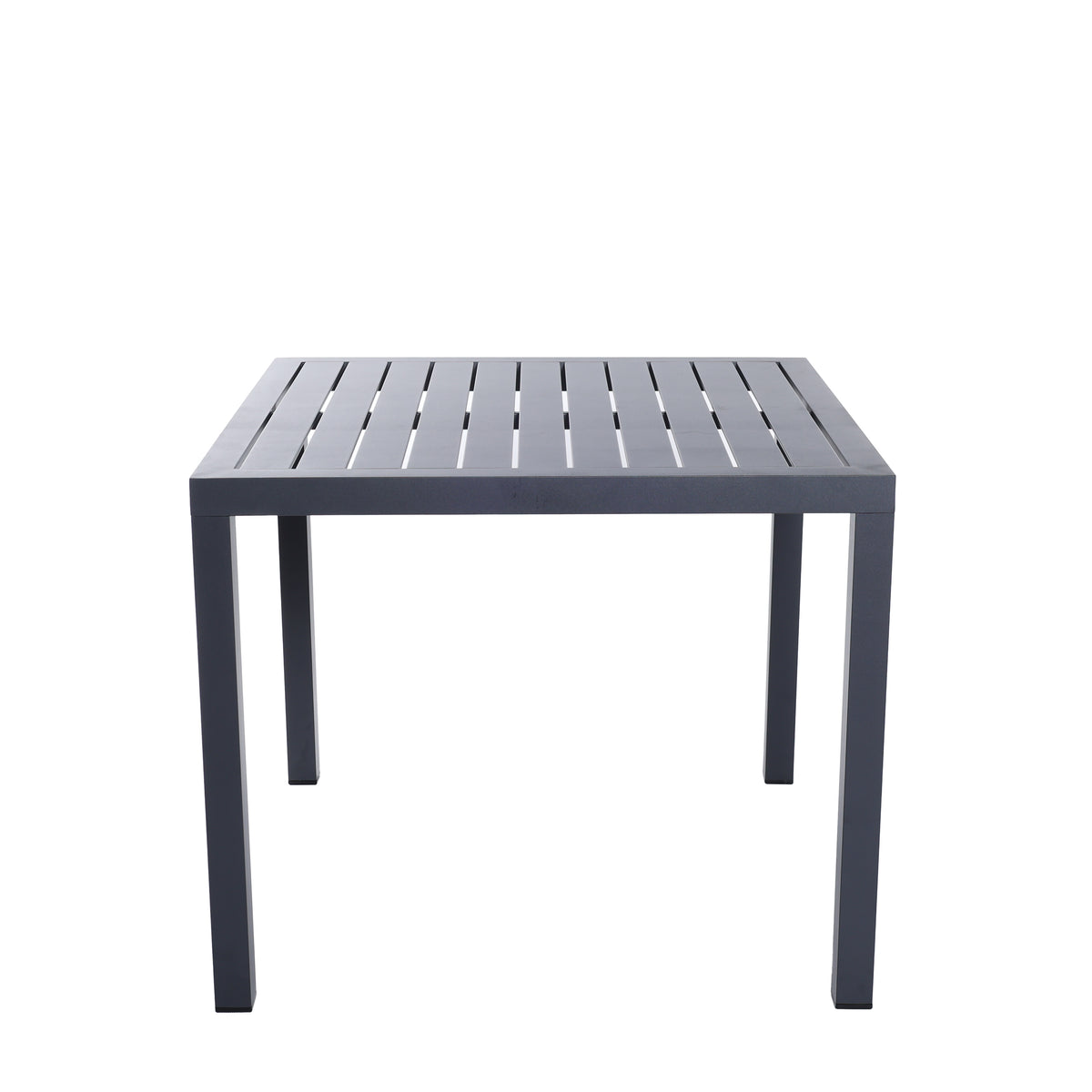 Noosa Dining Table 90 x 90cm (Table ONLY) - Gunmetal – lifestyle, secondary
