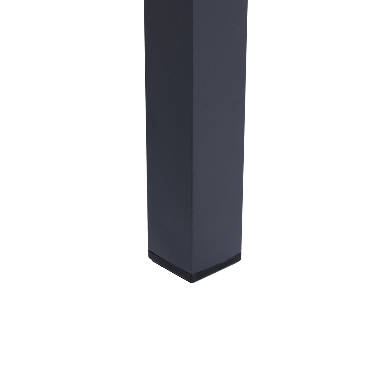 Noosa Bar Table 90 x 90cm - Gunmetal – detail