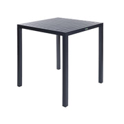 Noosa Bar Table 90 x 90cm - Gunmetal – hero