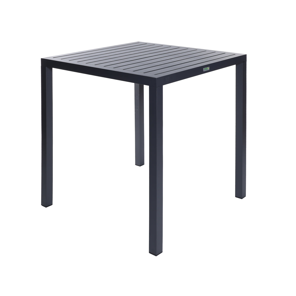 Noosa Bar Table 90 x 90cm - Gunmetal – hero