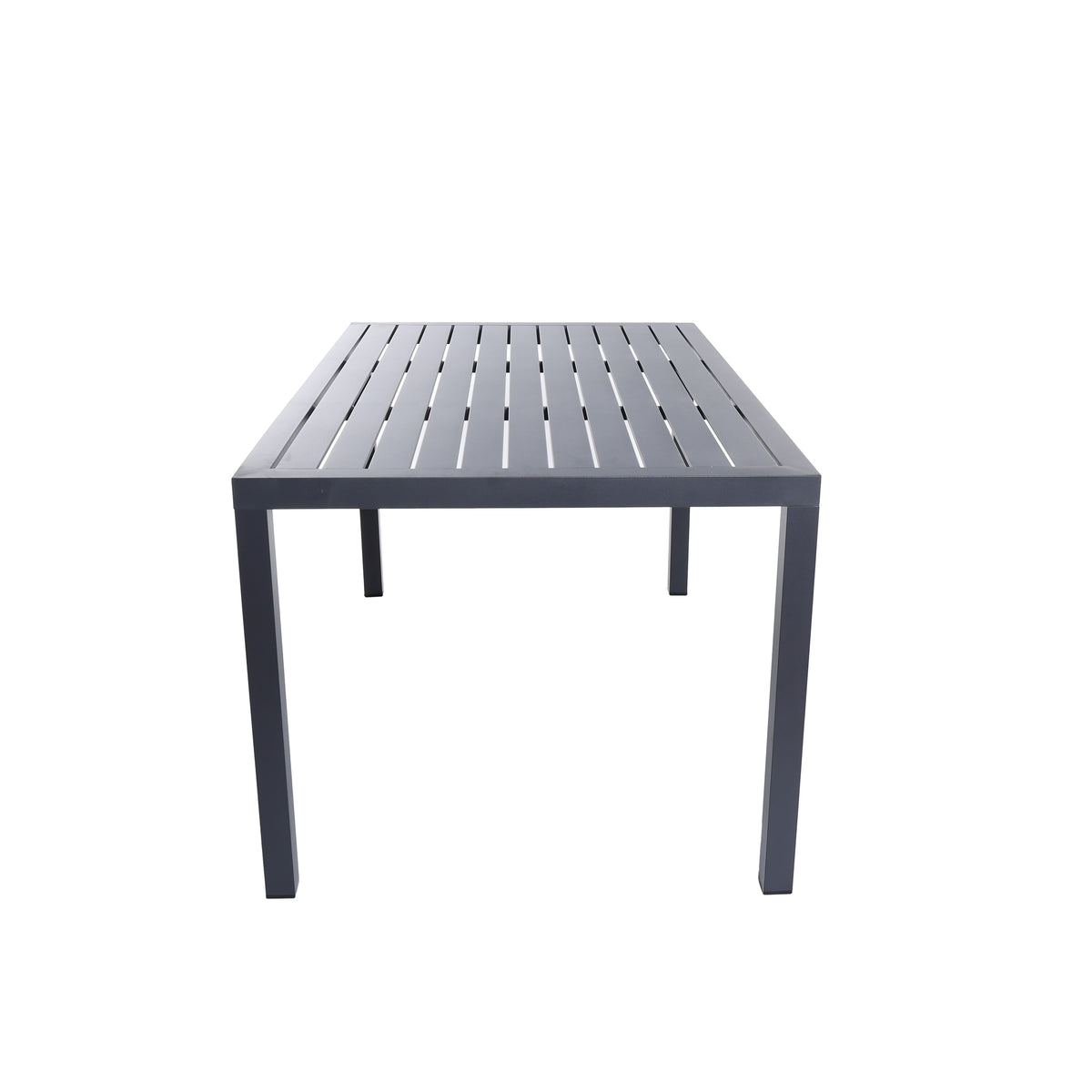 Noosa Dining Table 150 x 90cm - Gunmetal – lifestyle, secondary